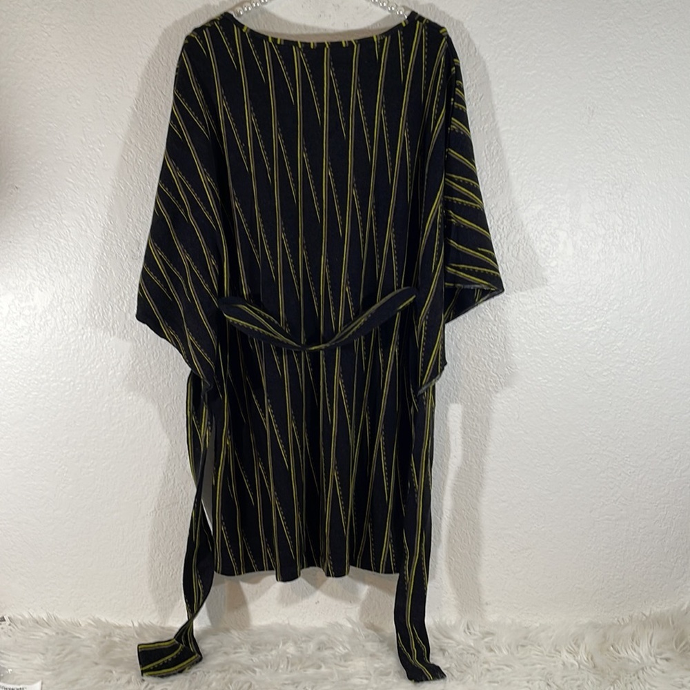 24/7 Comfort Apparel 3/4 Sleeve Shift Dress Oversize With Belt Size Large - Picture 7 of 12